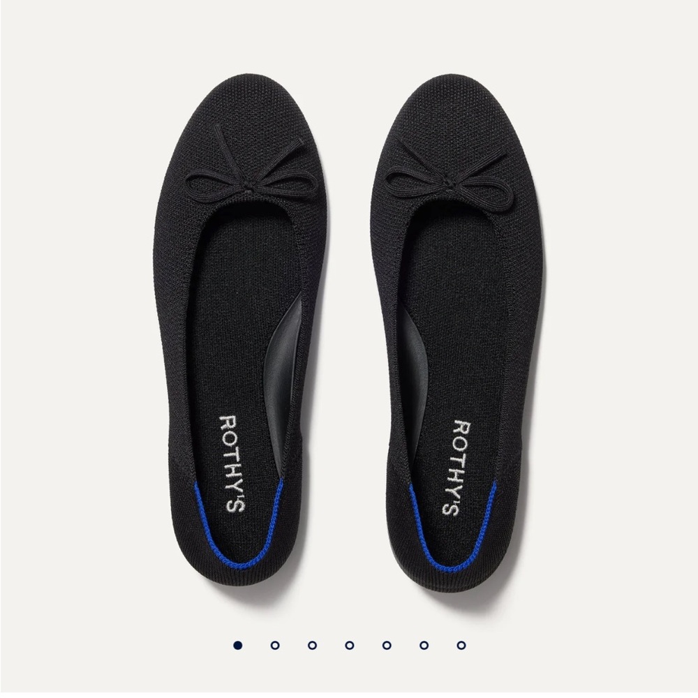 Rothy's Women's Black Bow Flats